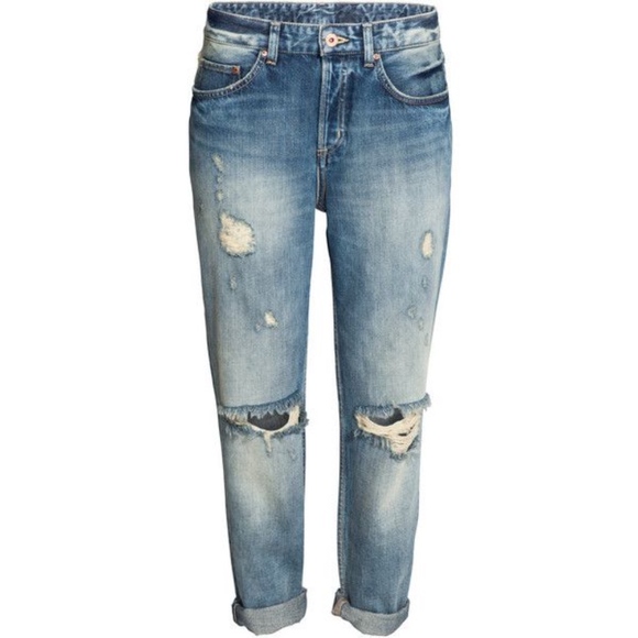 h&m boyfriend low waist jeans